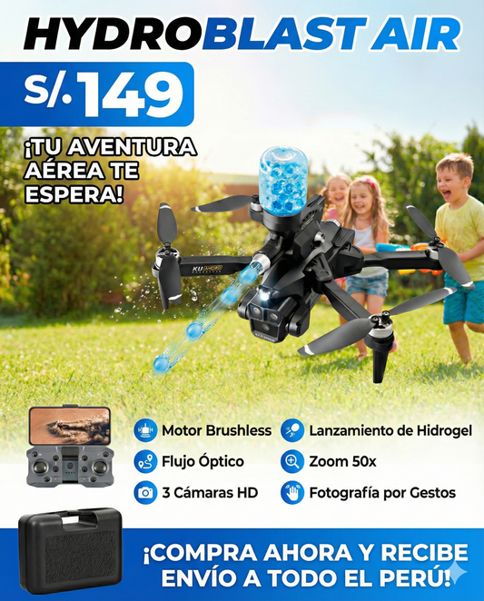 Hydroblast Air / Drone con Cañón de Bombas de Agua