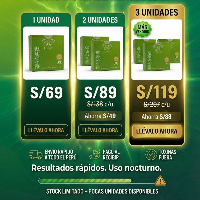 ITSUKI KENKO PODEROSO DETOX